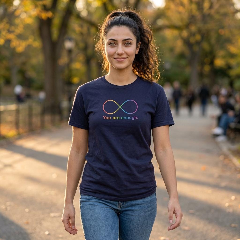 Neurodivergent infinity tshirt