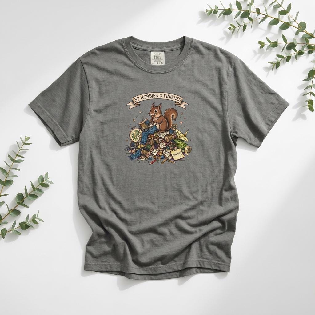 Squirrel Craft Shirt – 37 Hobbies 0 Finished
