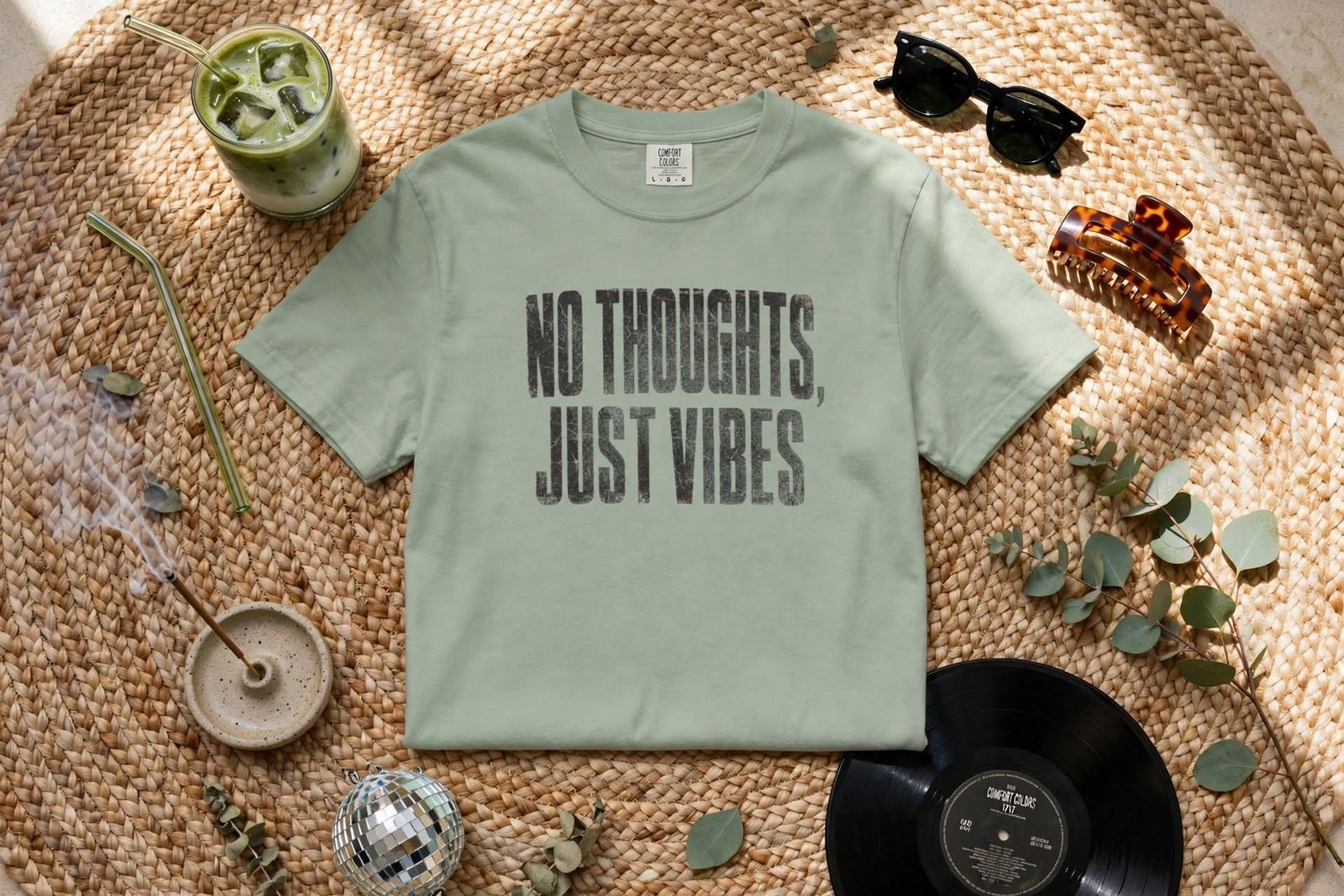 No Thoughts Just Vibes T-Shirt
