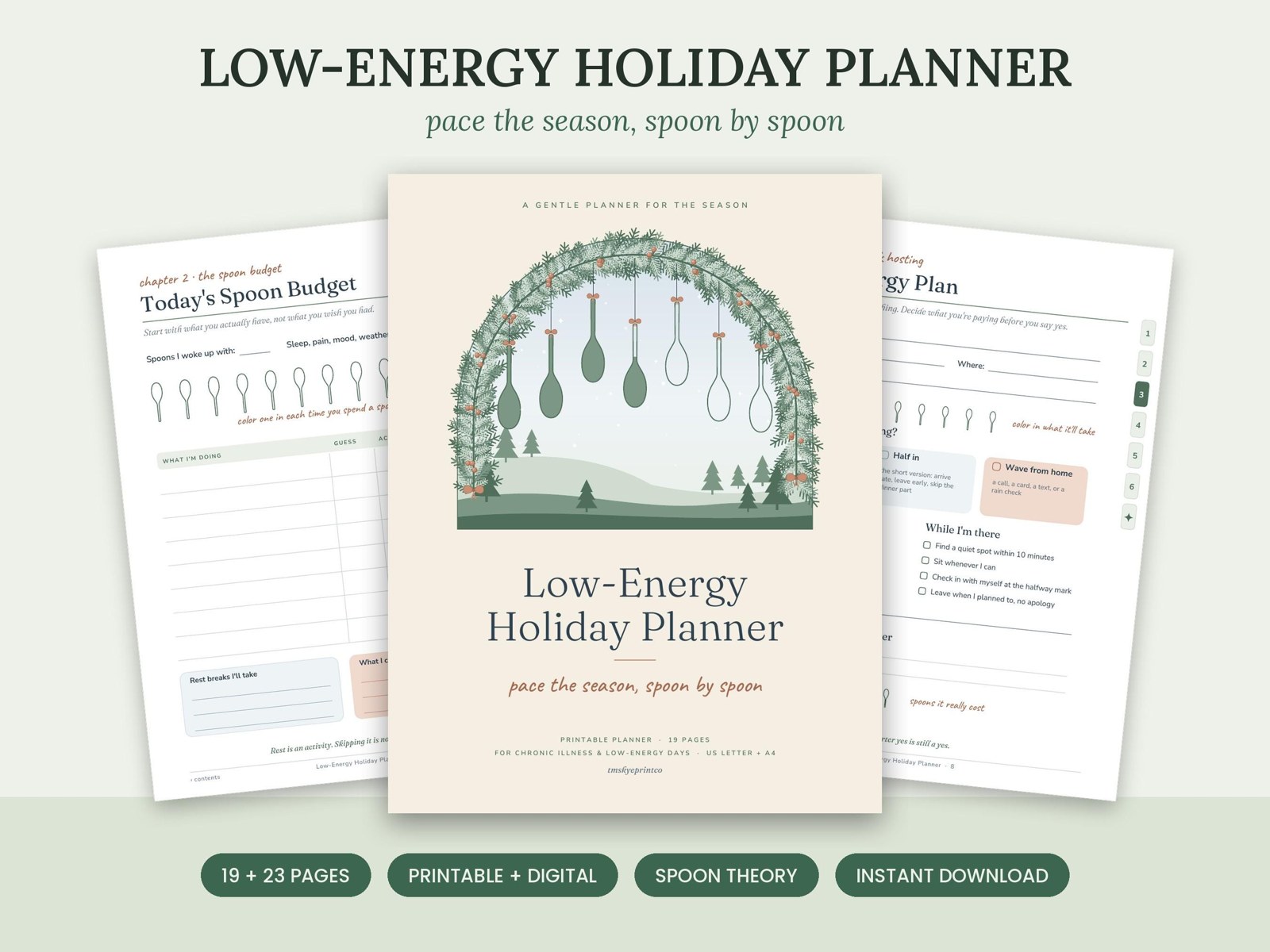 Low-Energy Holiday Planner