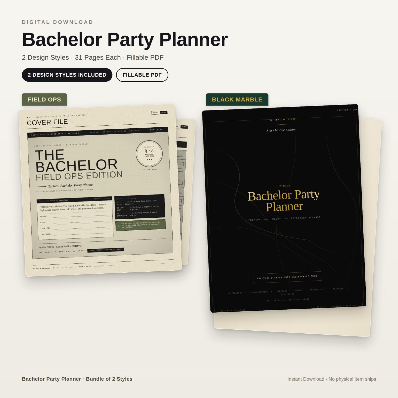 Bachelor Party Planner