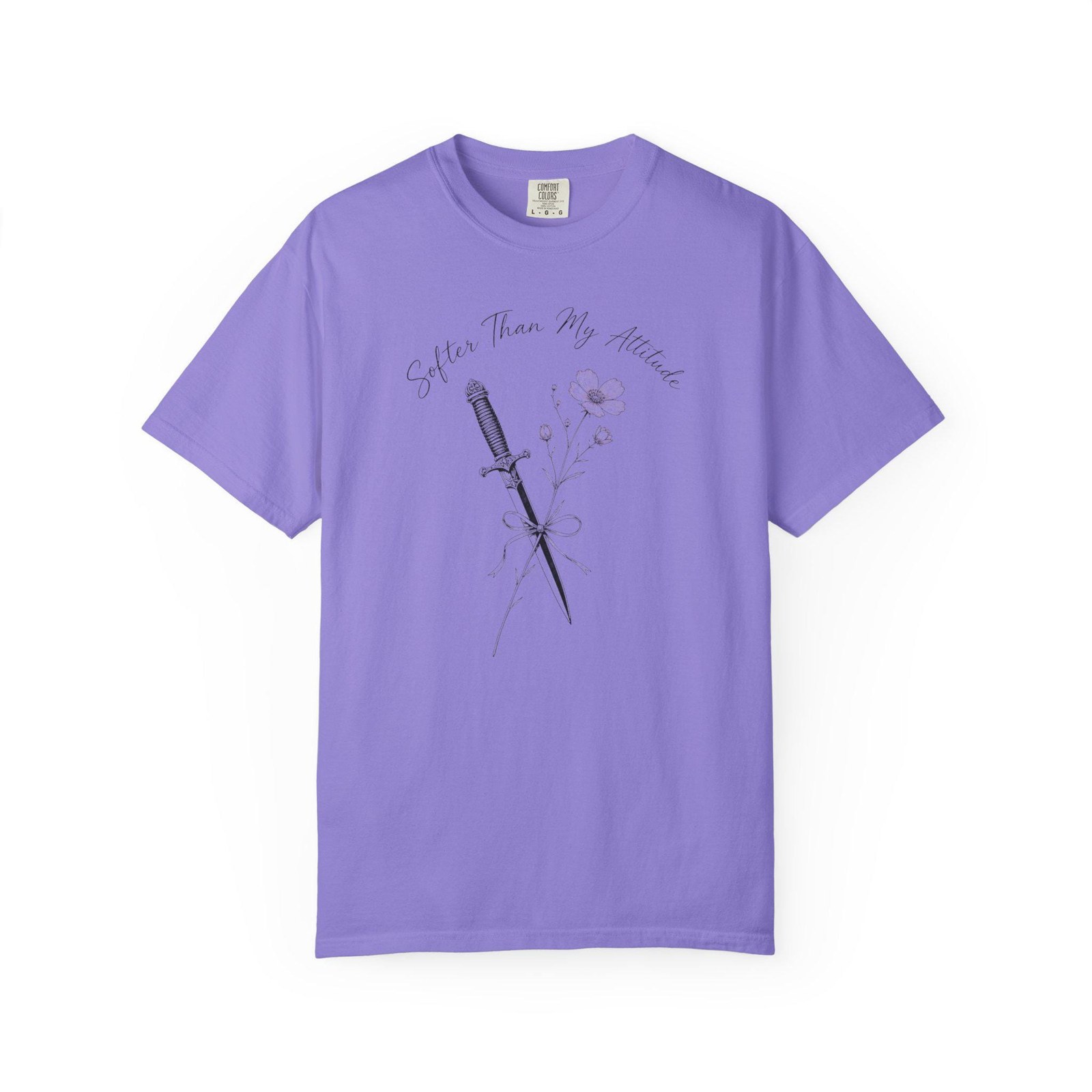 Knife and Roses Illustration/ Faster Than My Shadow T-shirt