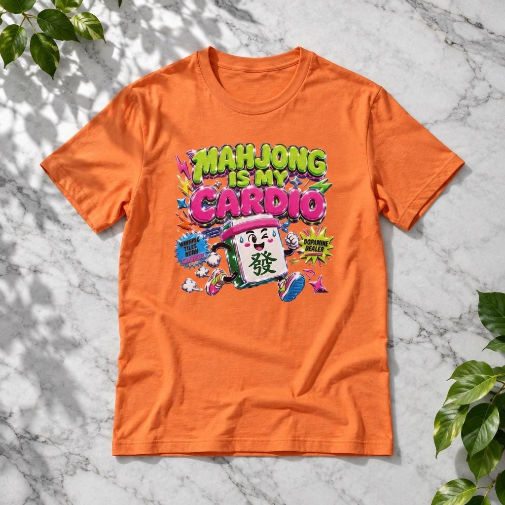 Mahjong Is My Cardio T-Shirt