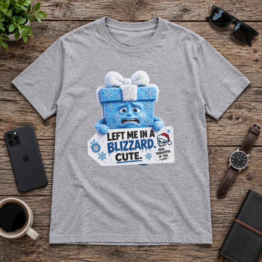 Blizzard Caution Yeti Graphic T-Shirt