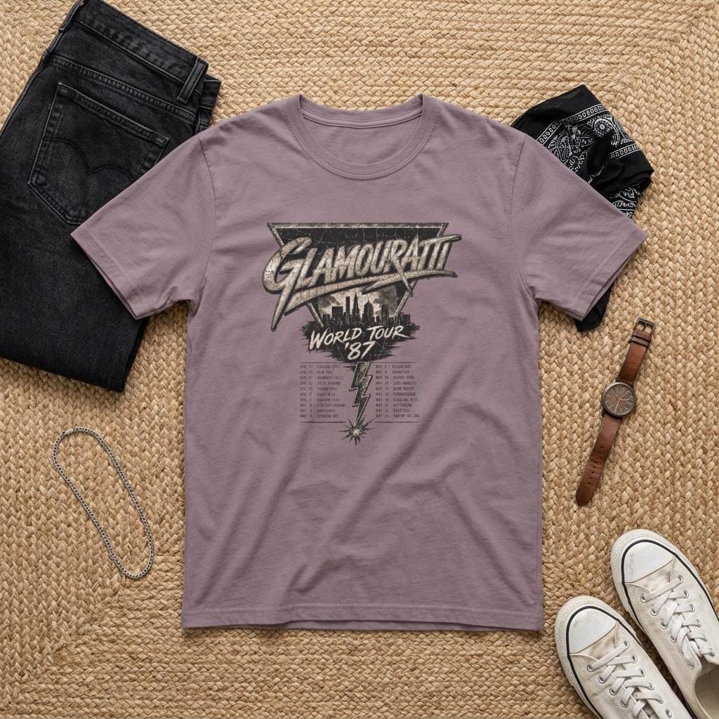 Glamouratti World Tour 87 Band Tee