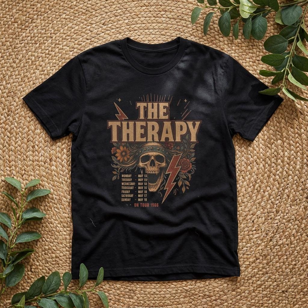 Skull Lightning 'The Therapy' Graphic Tee