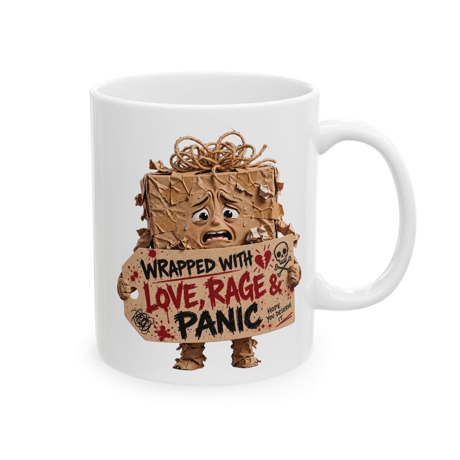 Wrapped With Love Rage And Panic Mug