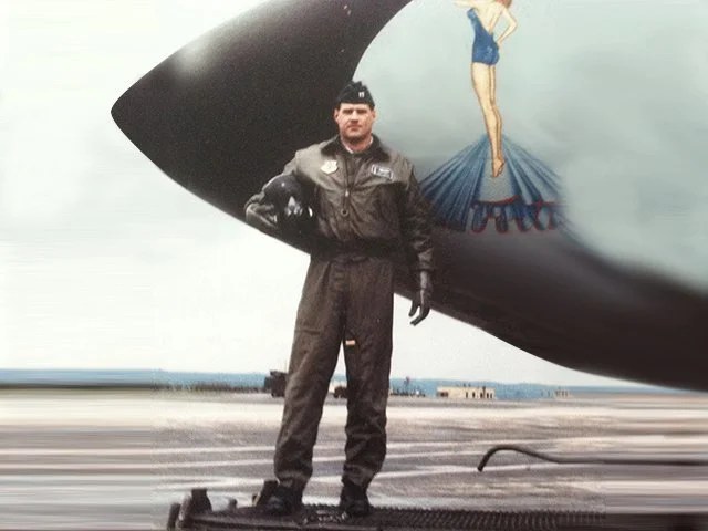 Walt Carter during his U.S. Air Force service