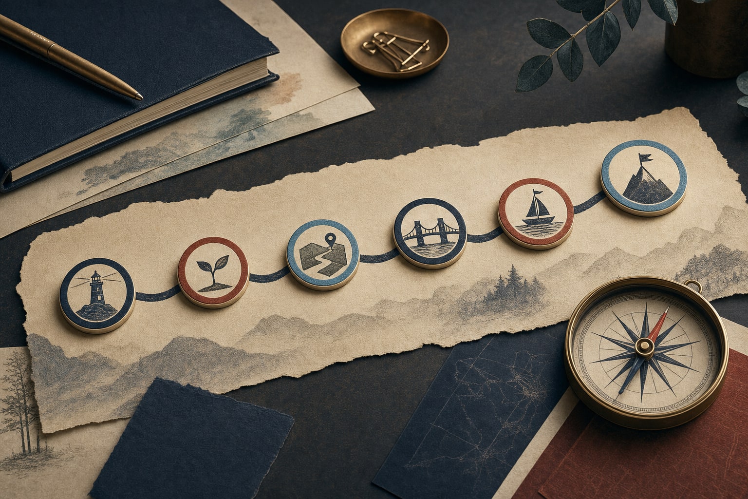 Editorial illustration of a clear path through organizational change