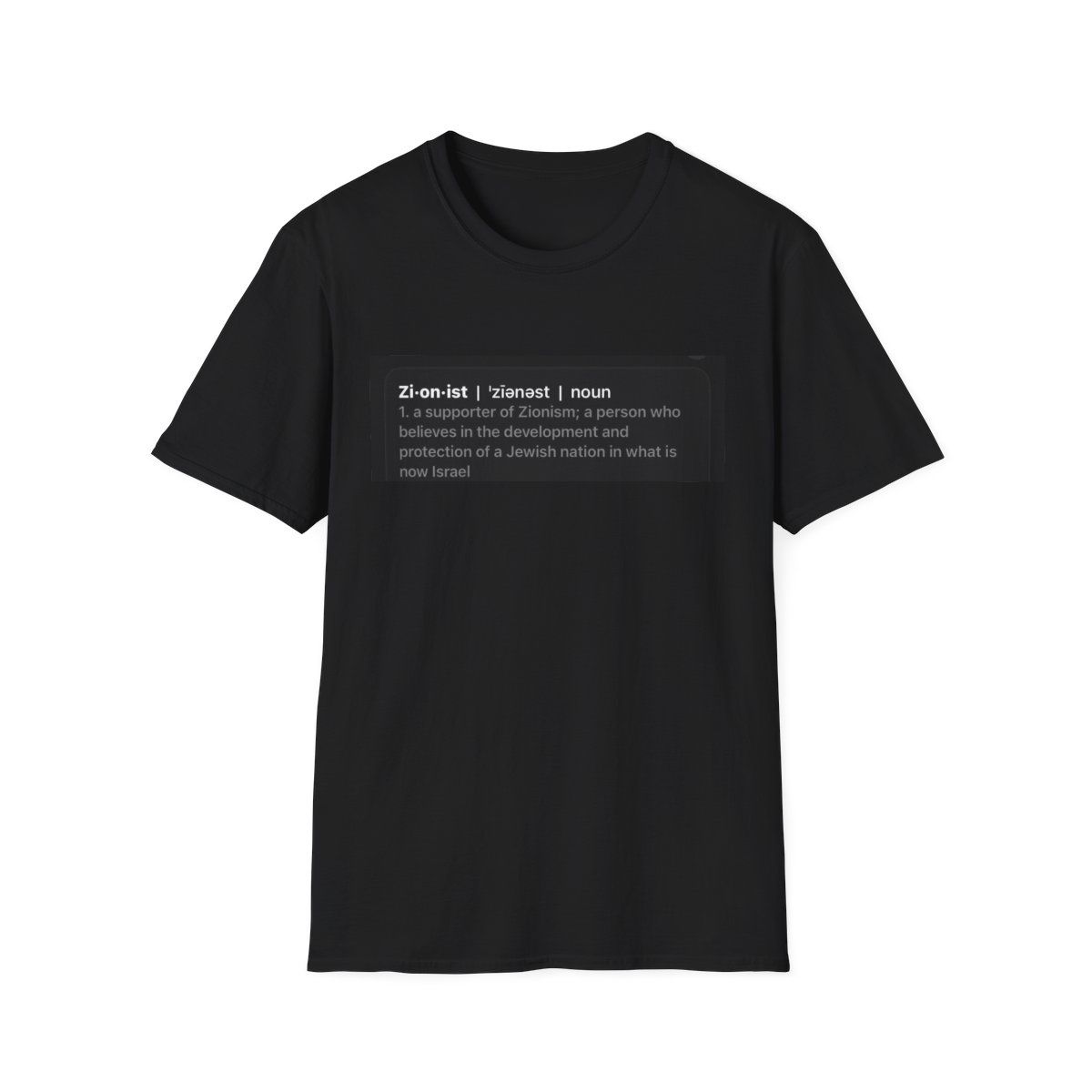 Zionist Definition T-Shirt – Zionism Dictionary Tee