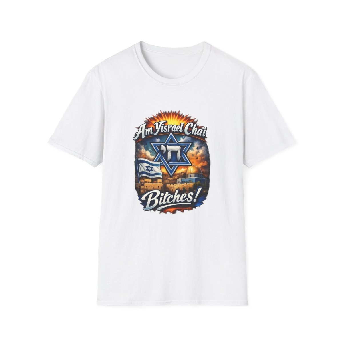 Am Yisrael Chai T-Shirt - Hebrew 'The People of Israel Live' Pride Tee