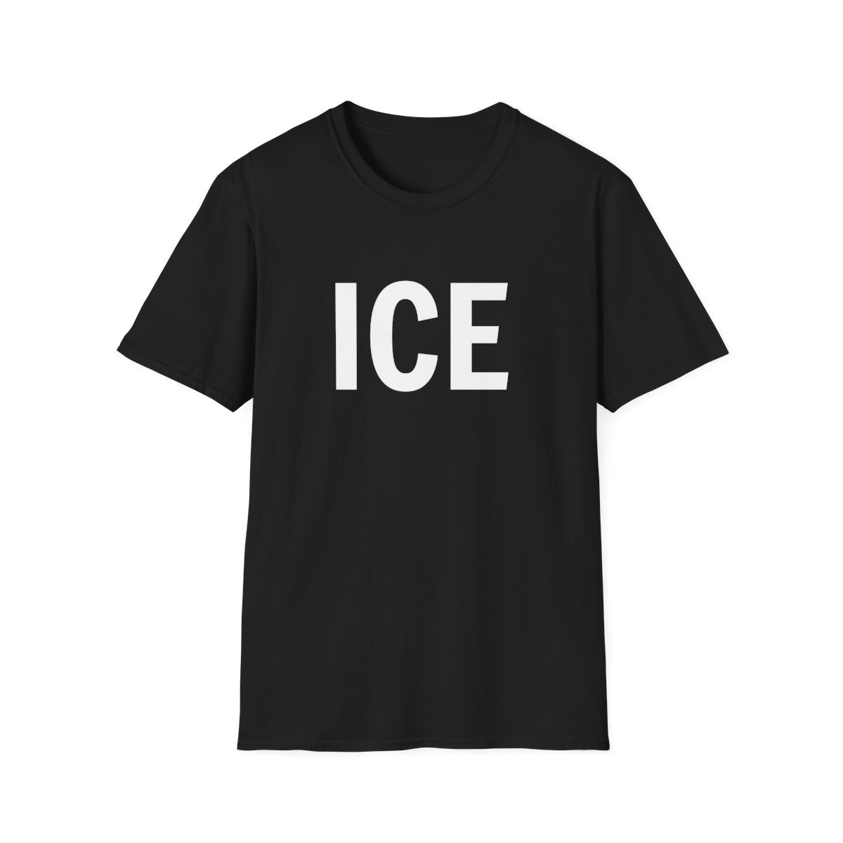 Controversial Statement Tee - "ICE" Political Message T-Shirt
