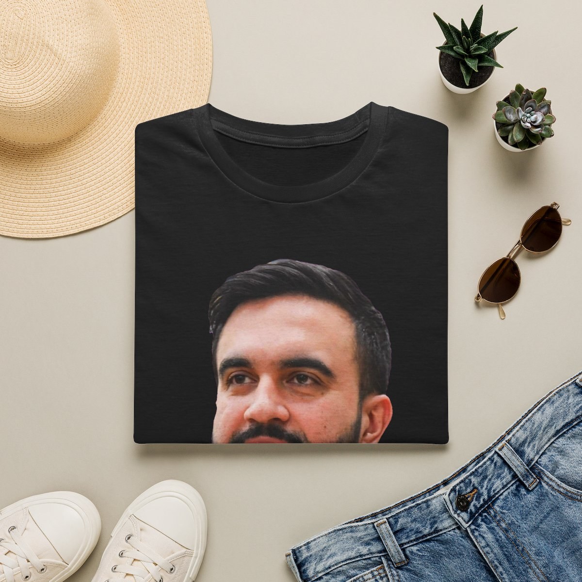 "FUCK MAMDANI" T- shirt - Custom Photo Headshot Tee