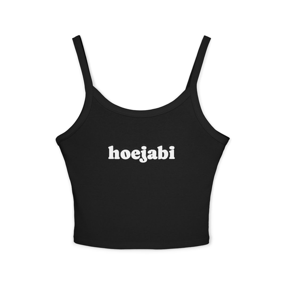 "Hoejabi" Parody "Hijabi" Women's Spaghetti Strap Tank Top