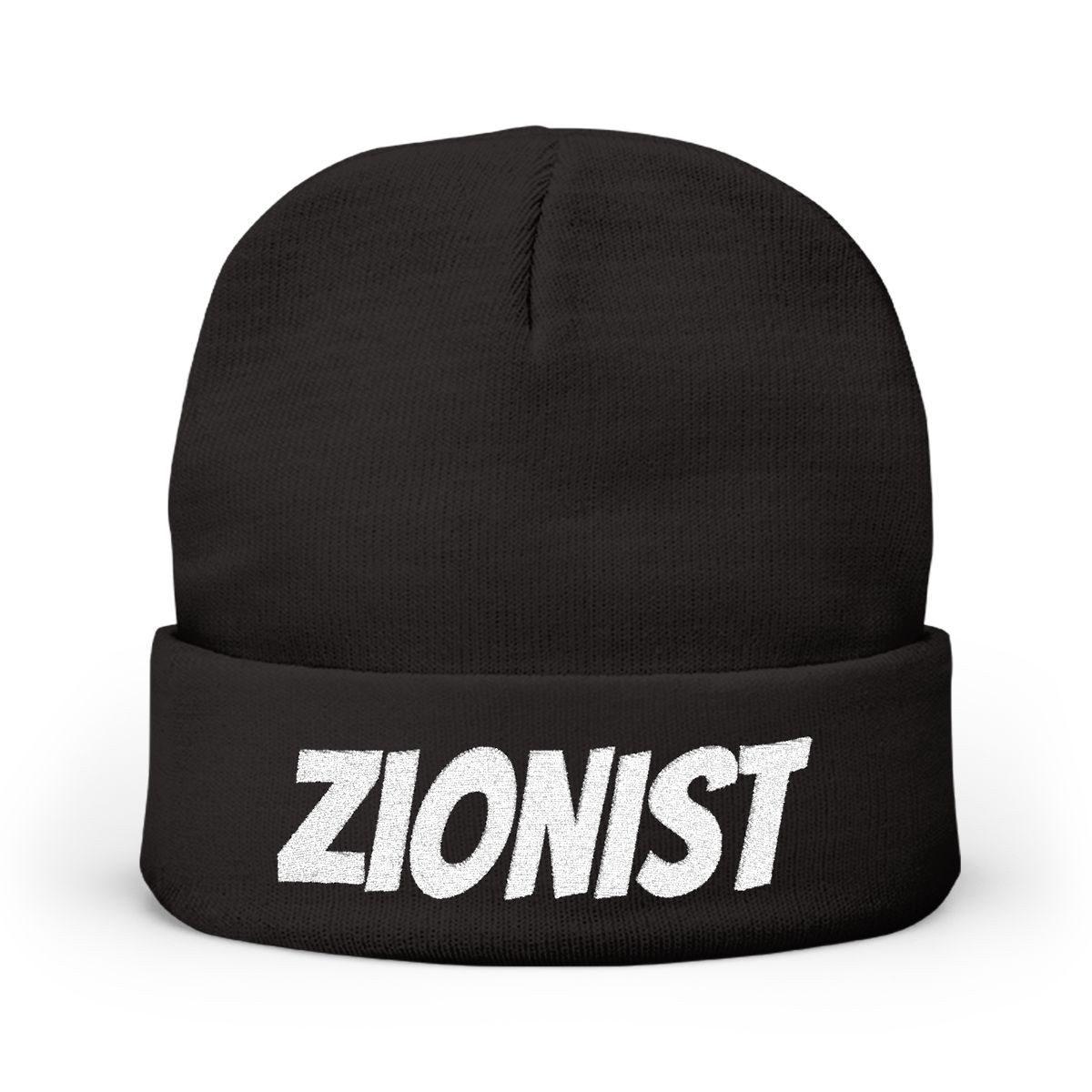 "ZIONIST" Knit Beanie (Embroidery)