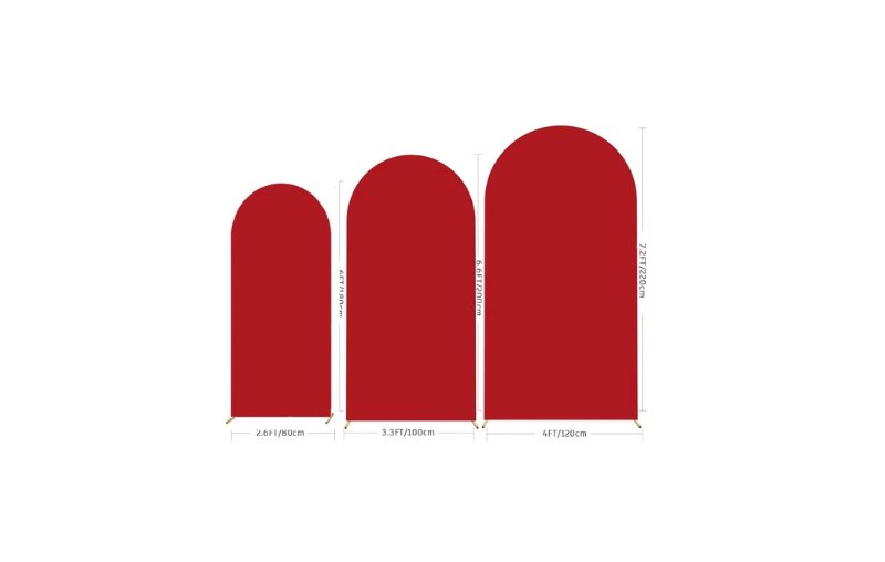 Arch Backdrop Cover Set Rental