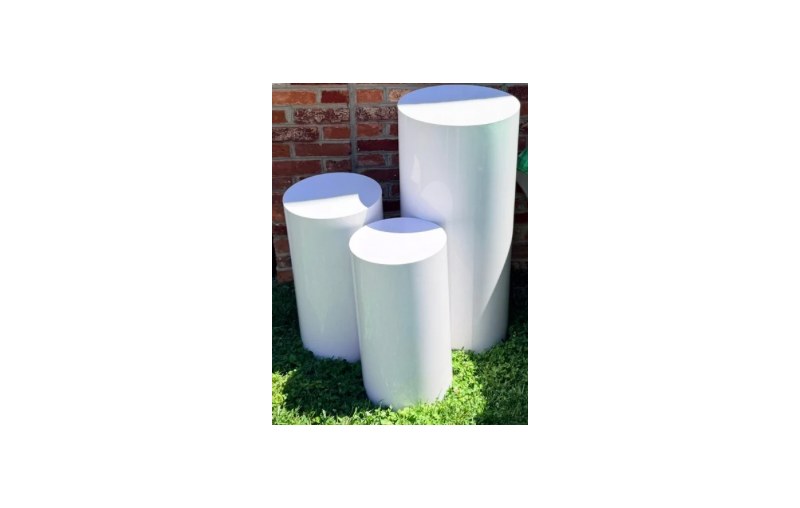 White Display Pedestal Rental
