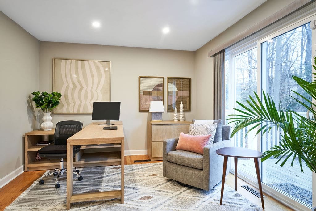 Annapolis Organic Home Office, interior design project photo 2
