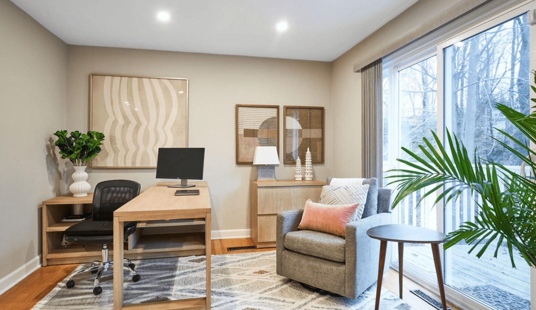 Annapolis Organic Home Office, interior design project photo 3