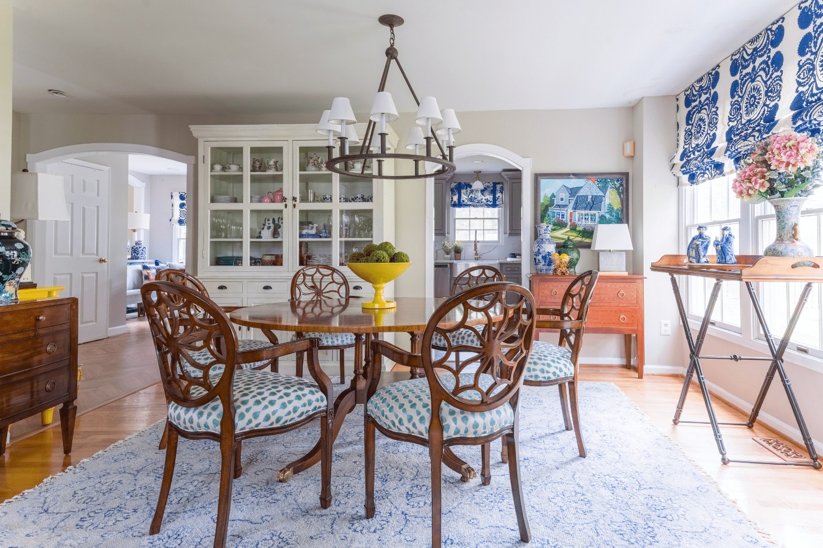 Lutherville Transitional Dining Room, interior design project photo 2