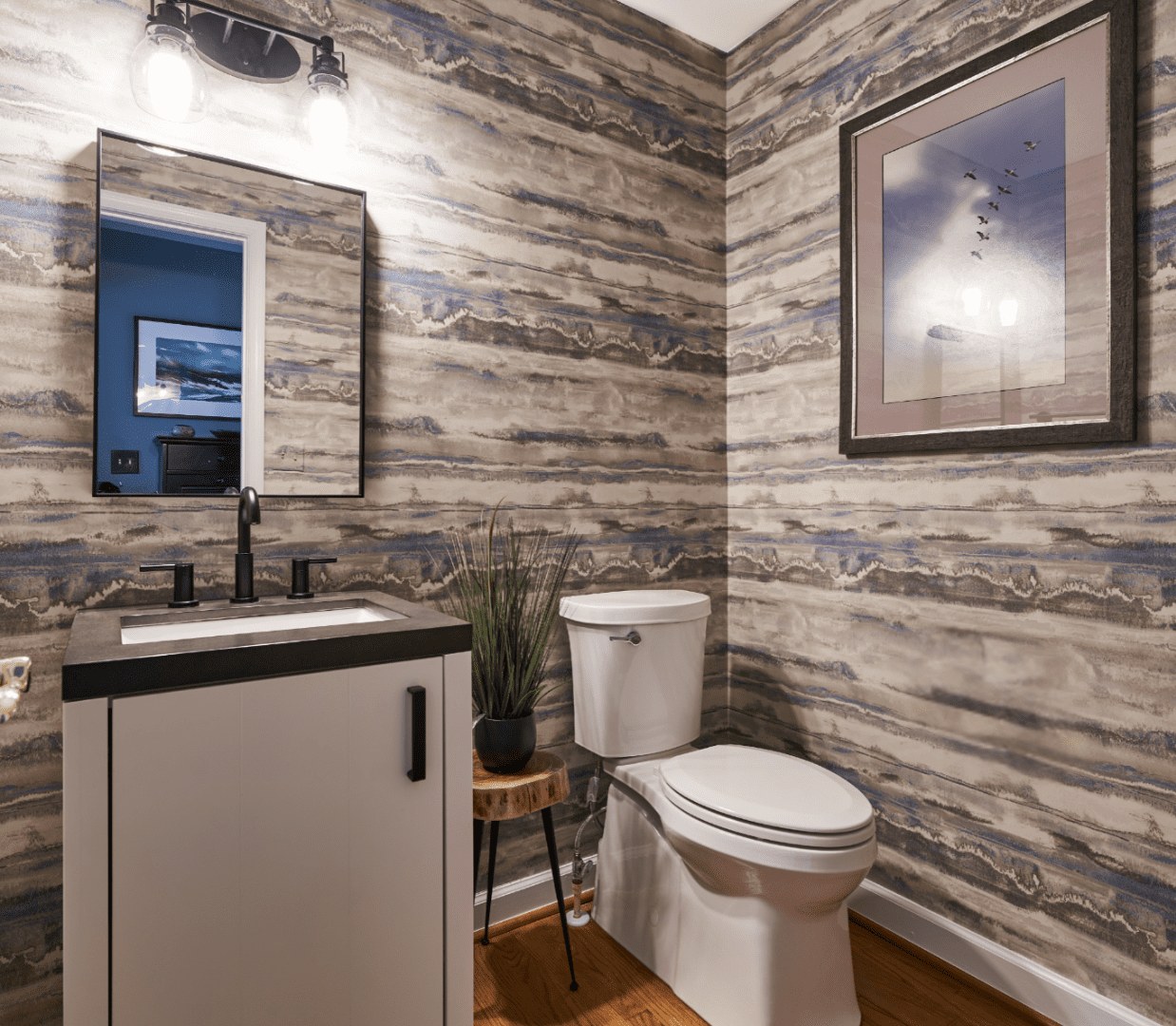 Mid-Atlantic Powder Rooms, interior design project photo 6