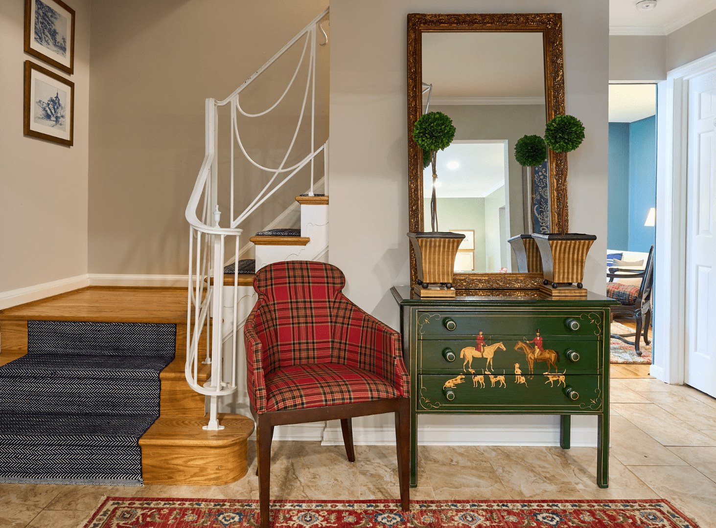 Montgomery County Equestrian Entry, interior design project photo 3