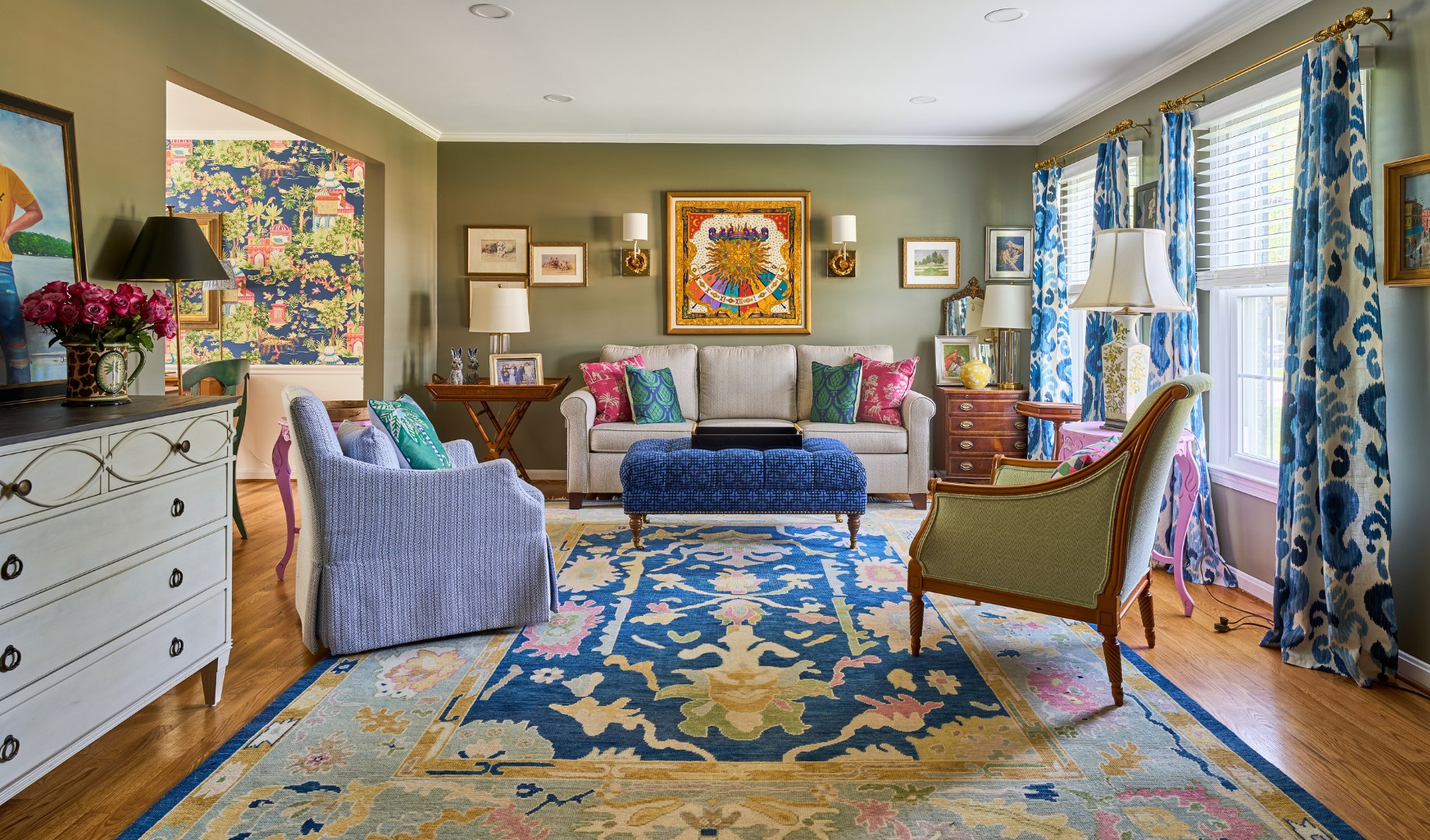 Potomac Living Room, interior design project photo 8