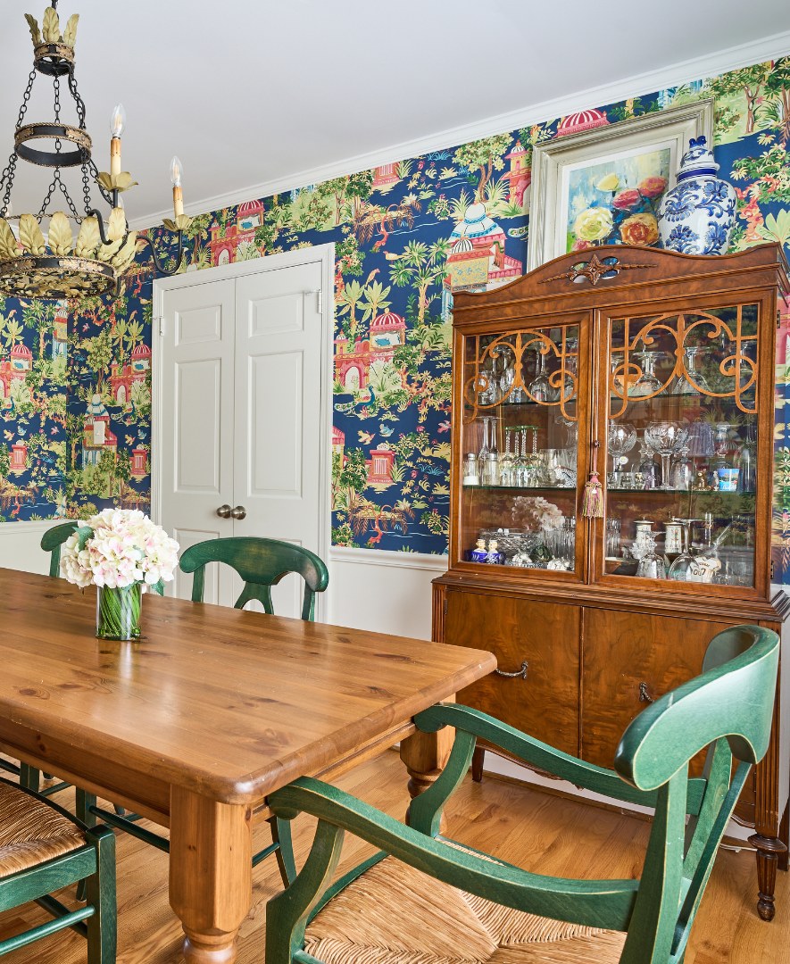 Colorful interior detail from a Kerry Leikus Designs project
