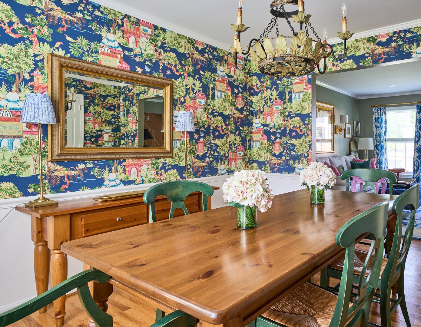 Potomac Thibaut Chinoiserie, interior design project photo 3