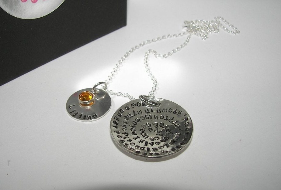personalized 925 sterling silver Adoption necklace, adoptive mothers gift necklace, mommy necklace, engraved, birth mom adoption gift