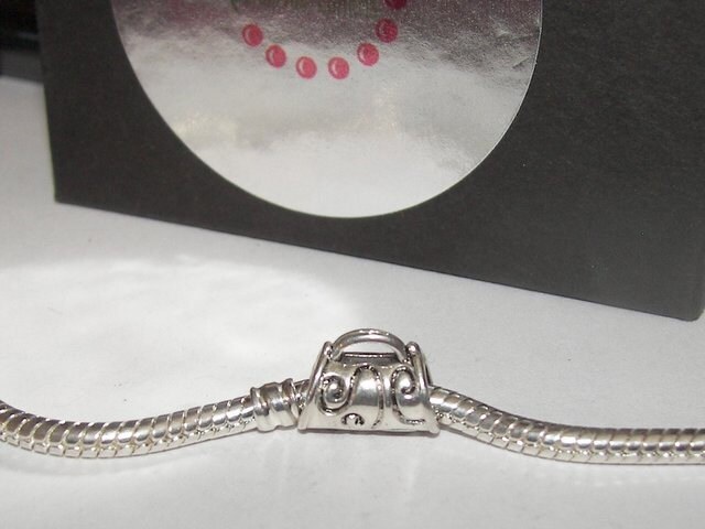 925 sterling silver, purse charm, European charms , european charm, European bead, fits snake chain bracelet
