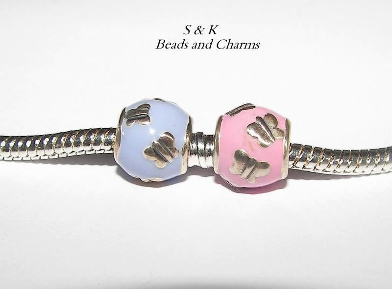 925 sterling silver Butterfly charm, European charm bracelets charm, animal charms to fit pandora, charms for snake chain bracelet