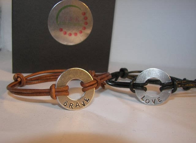 washer bracelet, word of the year gift, personalized hand stamped washer, pick your word bracelet, handstamped jewelry, kids name bracelet