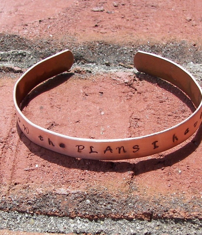personalized Fathers day gift cuff bracelt for dad, personalized gift for dad, stamped copper cuff for dad