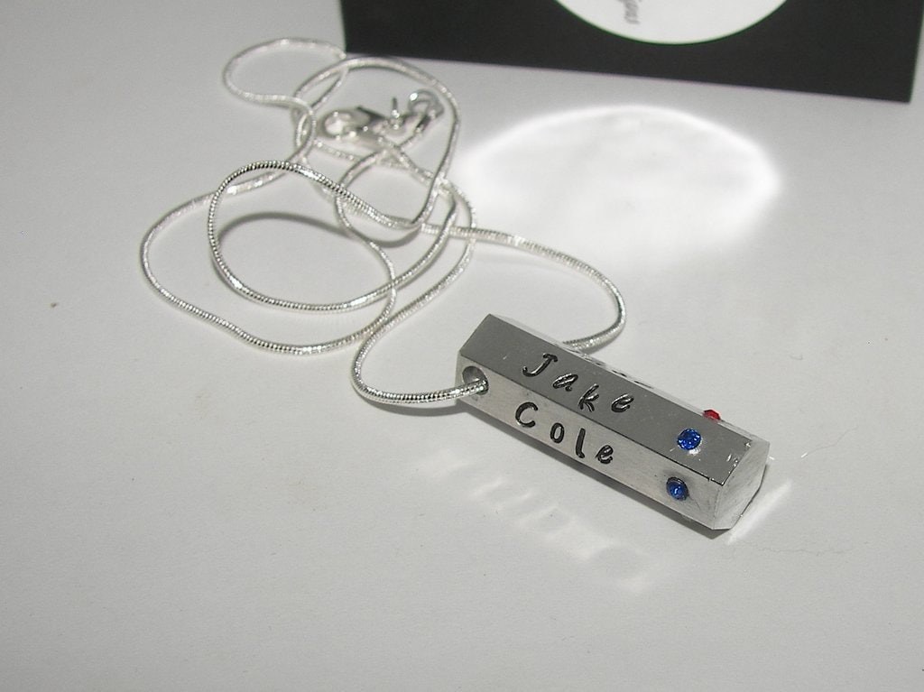 Six kids name necklace for mom, personalized engraved jewelry , gift for grandma, gift for mom, custom name necklace , gift for her