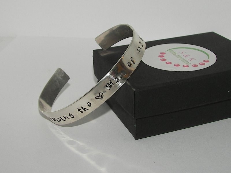 Sterling silver personalized jewelry Thank you for raising the man of my dreams, Hand stamped jewelry for mother of the groom