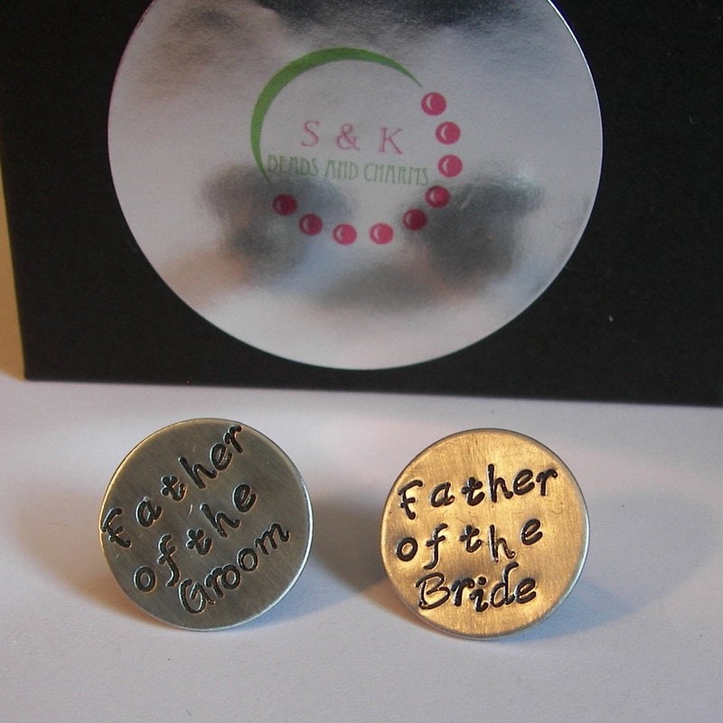Father of the bride Tie tack, wedding party gifts for men, personalized custom tie tack, wedding accessory , father of the groom gift