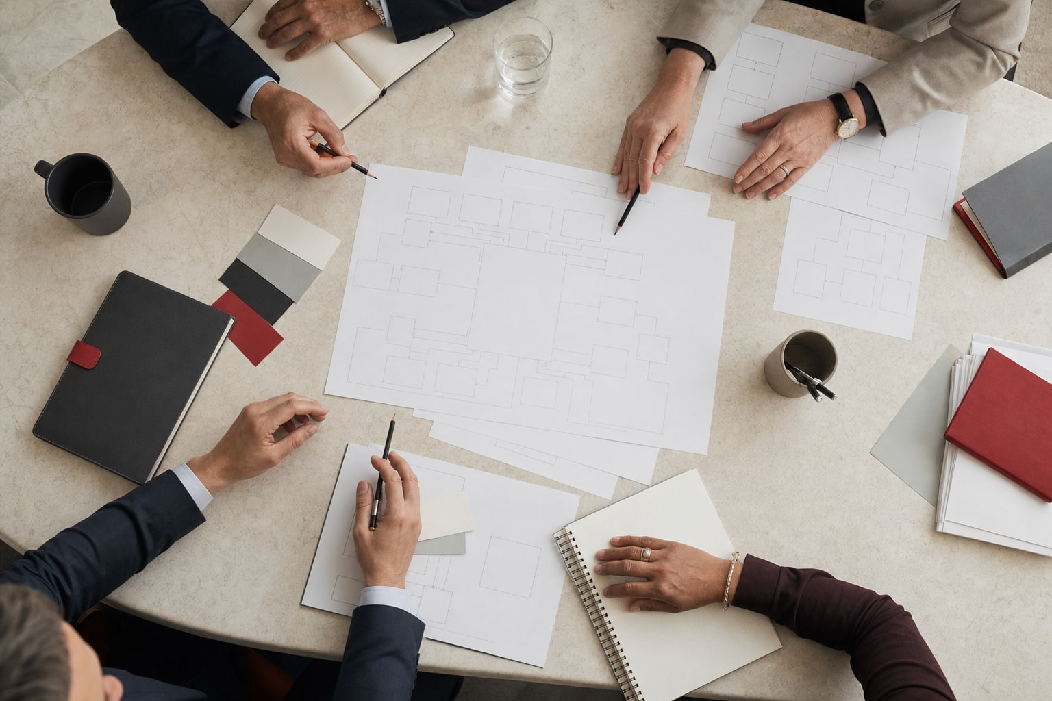 Planning materials used to assess organizational readiness