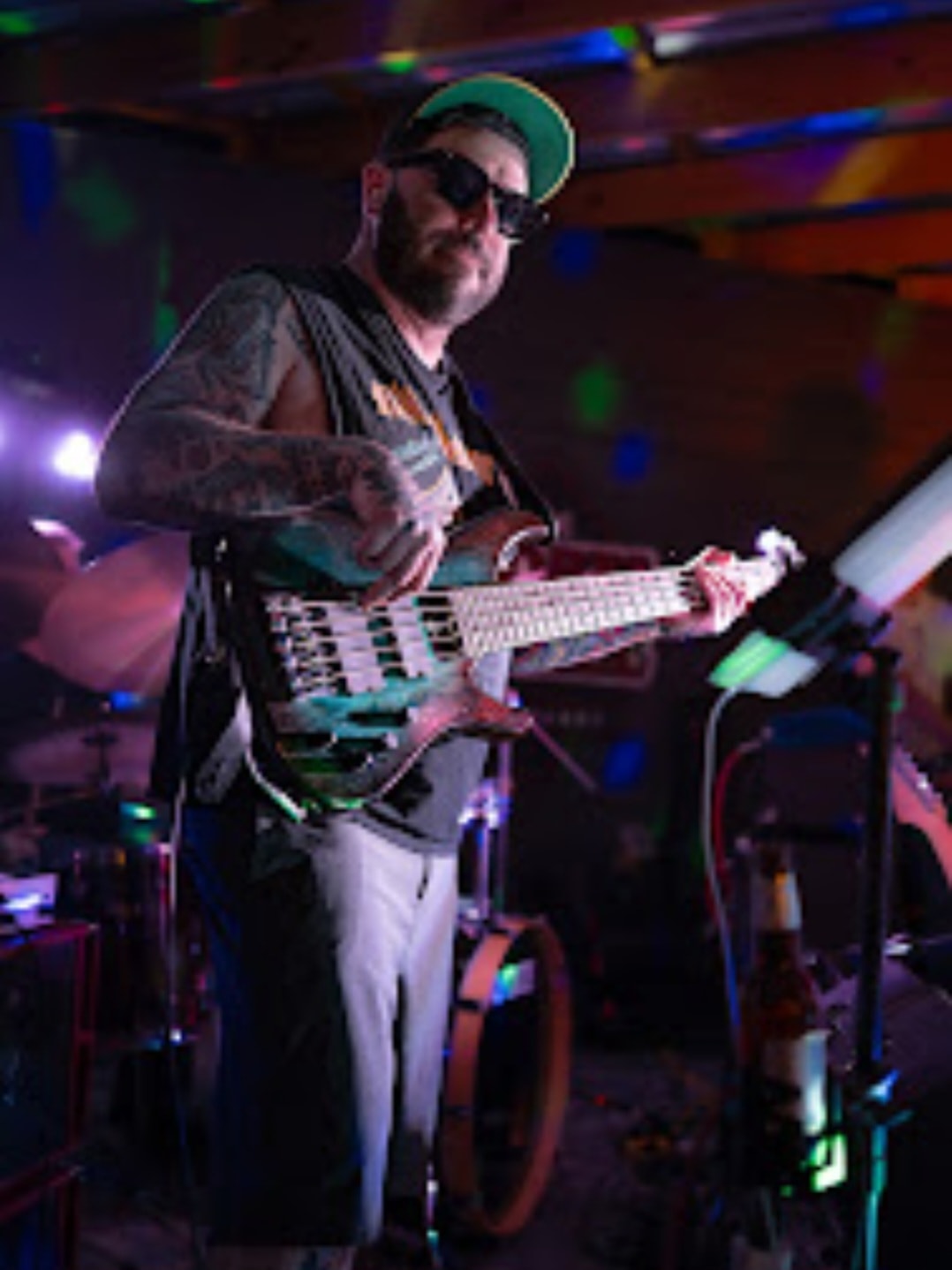 Mike Gaston of Clyde's Electric Chalkboard