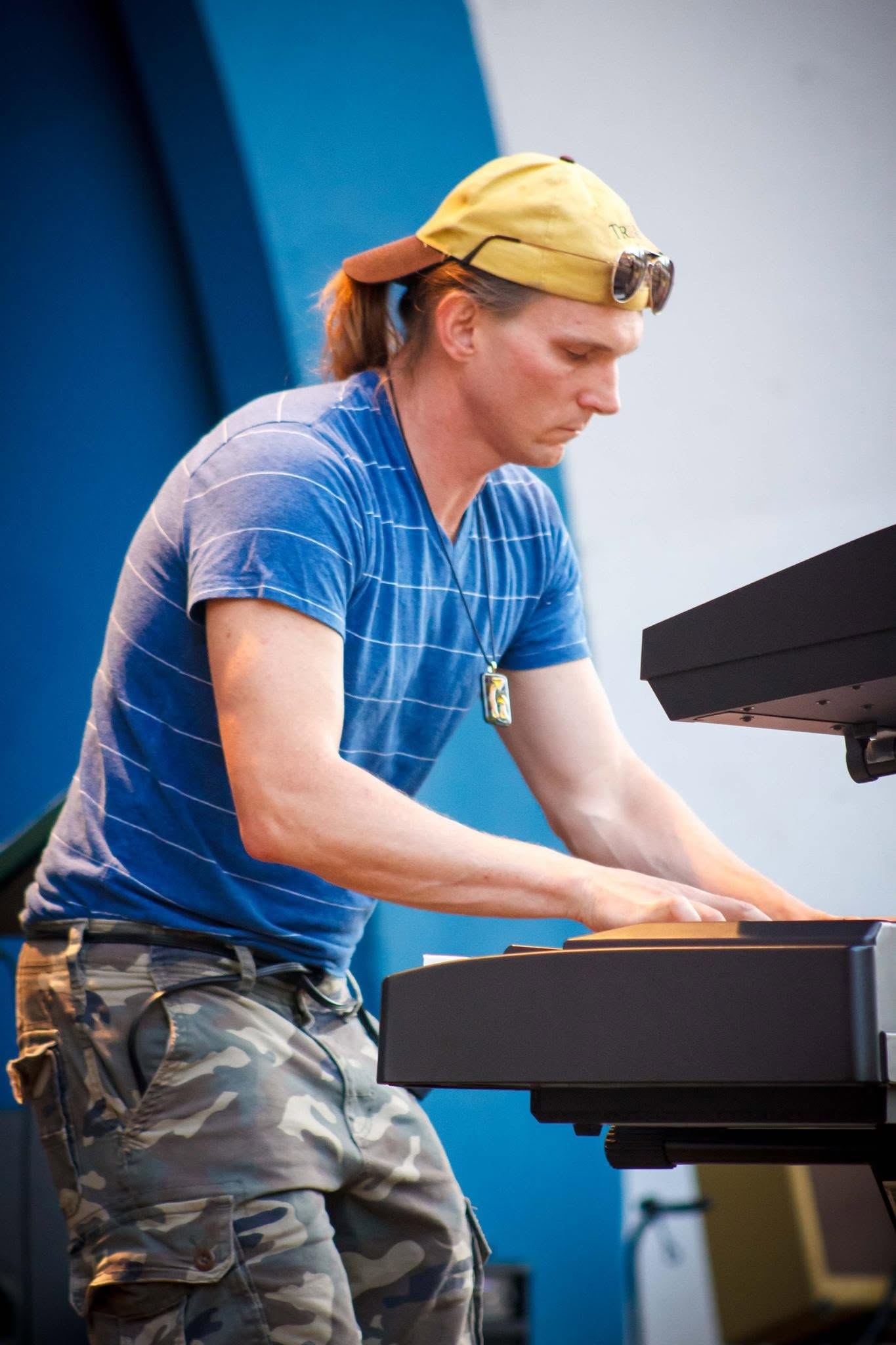 Rich Risnear of Clyde's Electric Chalkboard