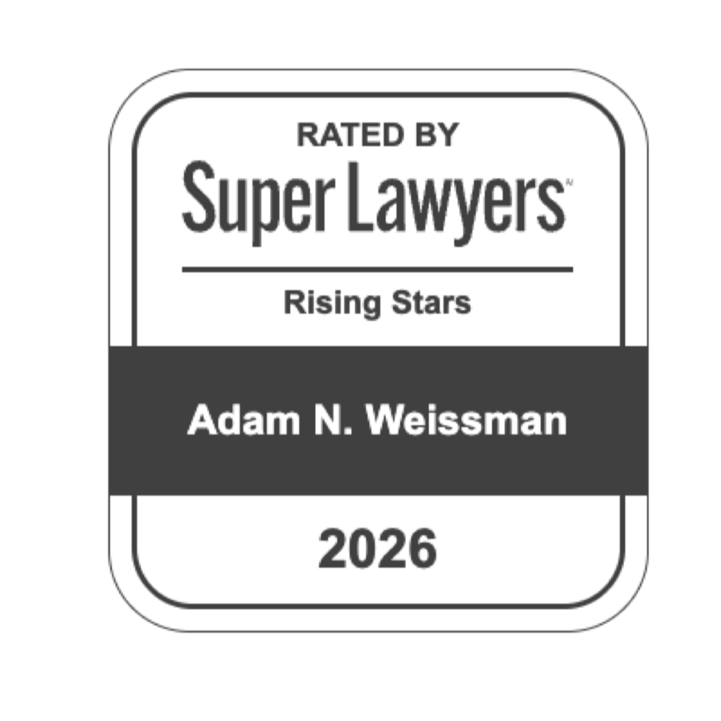 Adam N. Weissman, 2026 Super Lawyers Rising Star