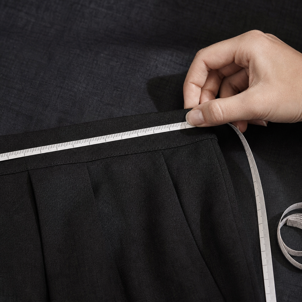 Measuring a waistband