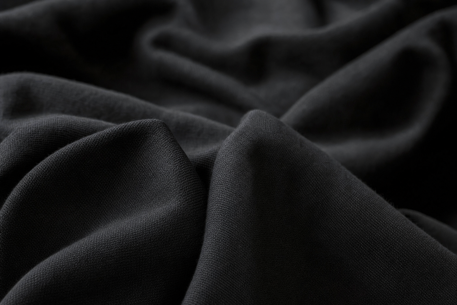 Close-up of dark modal knit