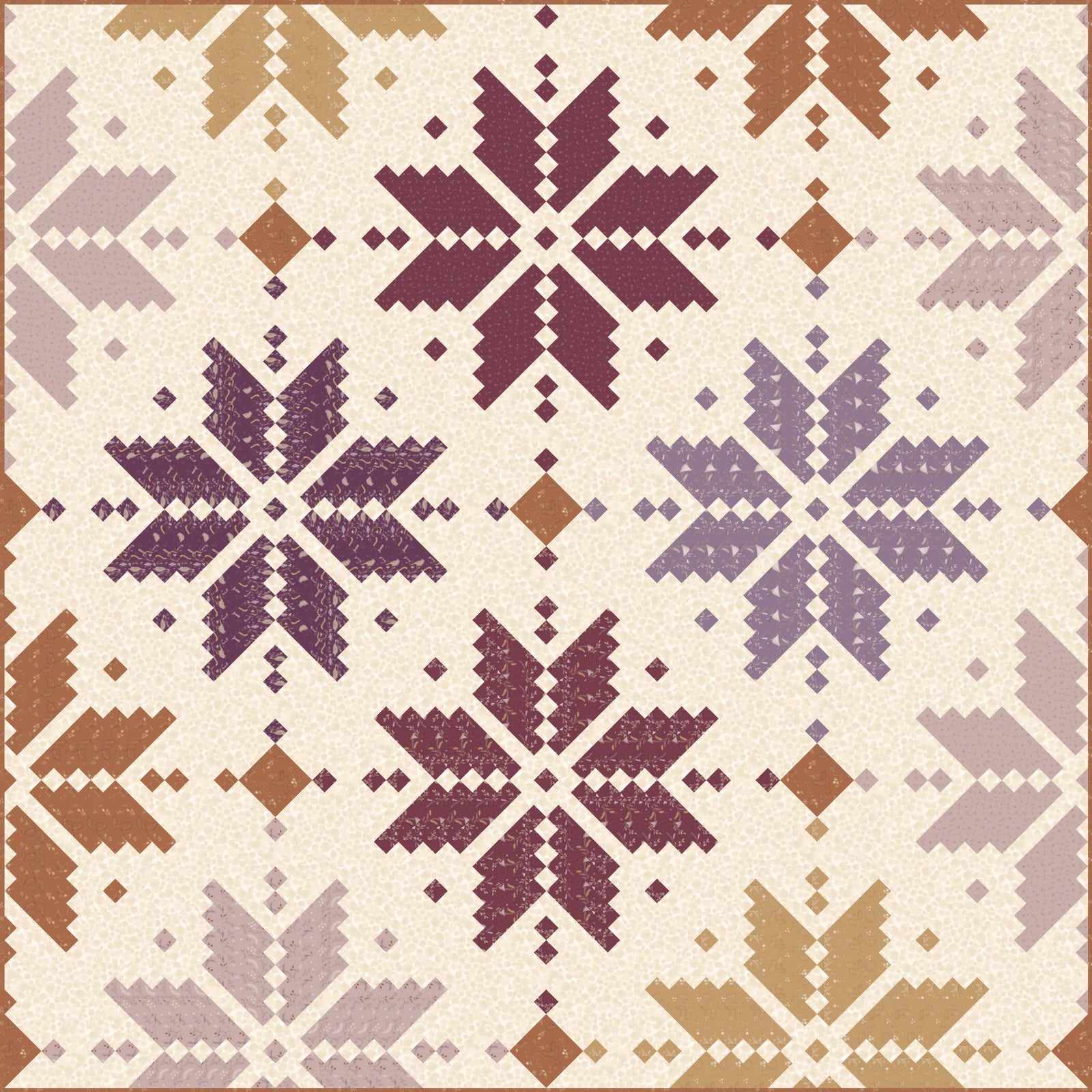 A SewMe quilt kit with coordinating fabric