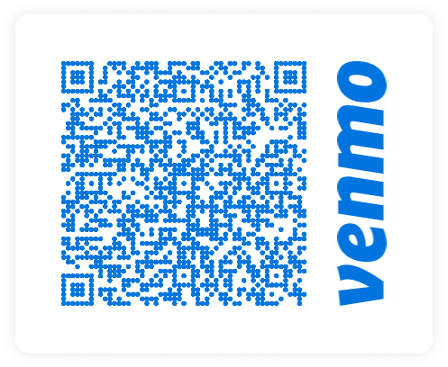 Venmo payment QR code for Le Petite Pearl