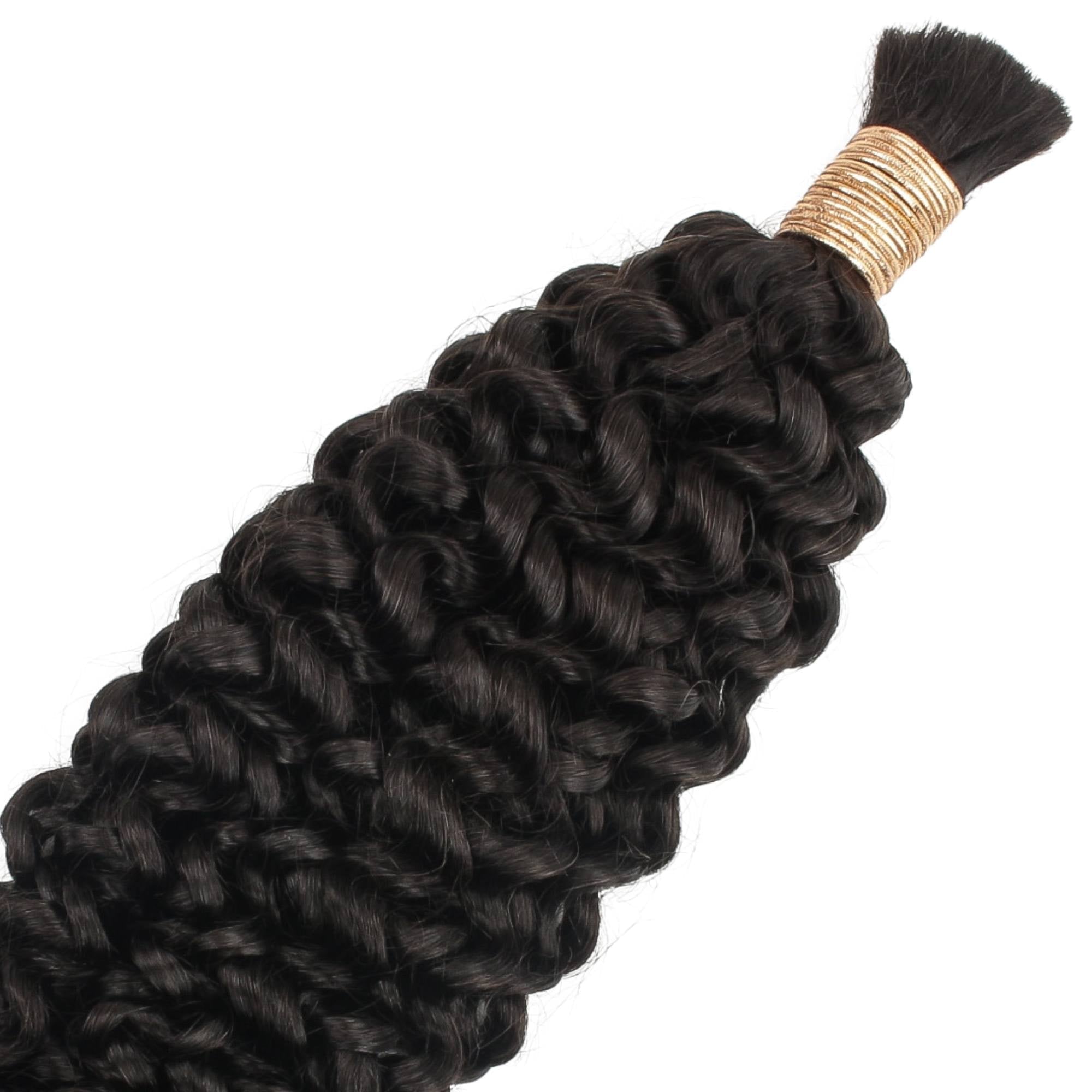 Water Wave human braiding hair with soft, loose movement