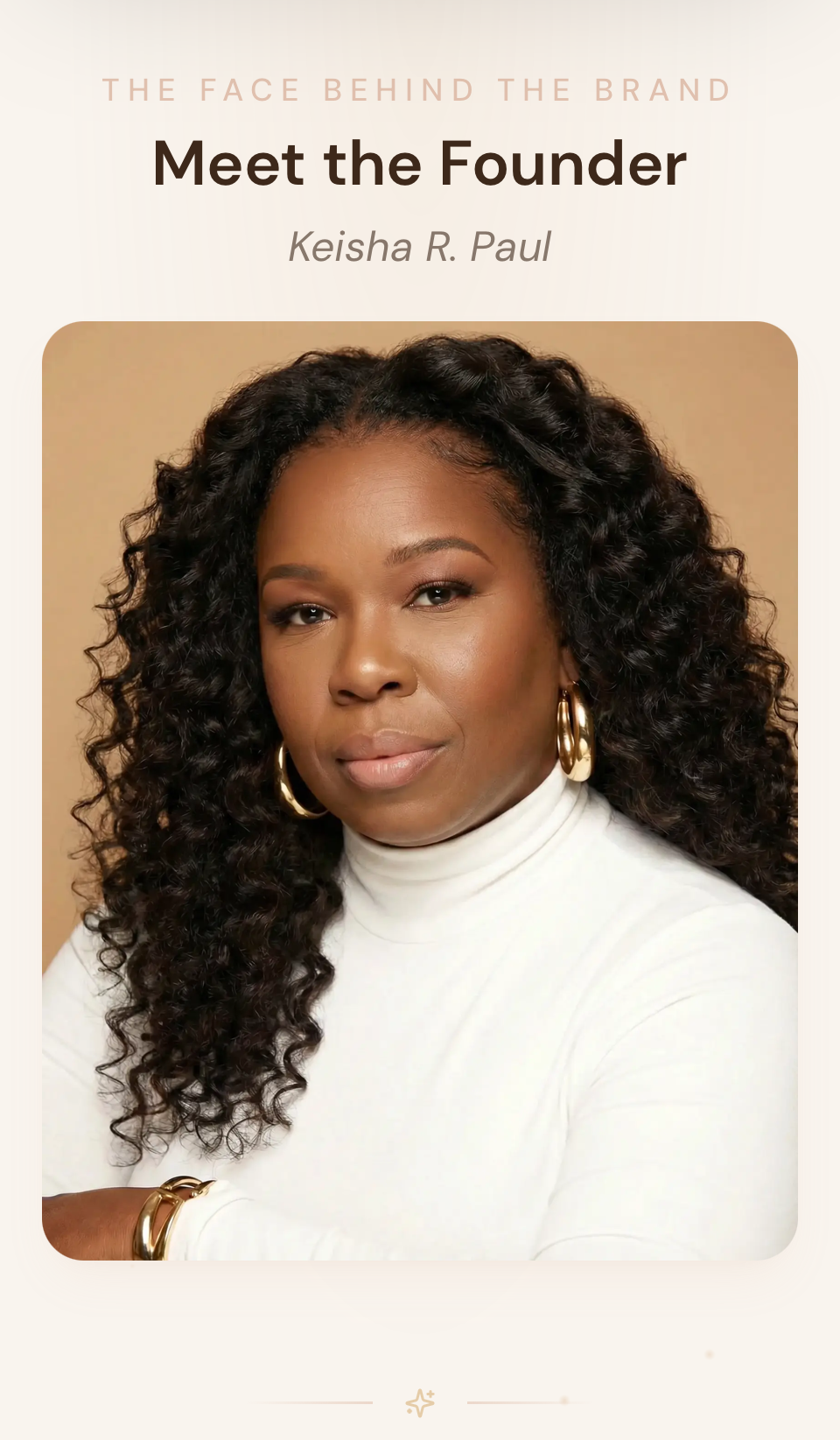 Keisha R. Paul, founder of HookedOnBundles Virgin Hair
