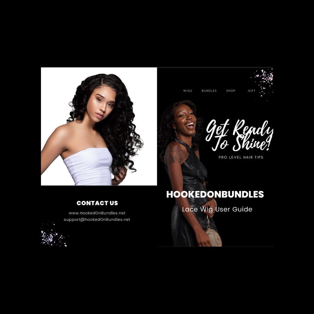 How To Put On A Glueless Wig - HookedOnBundles Virgin Hair