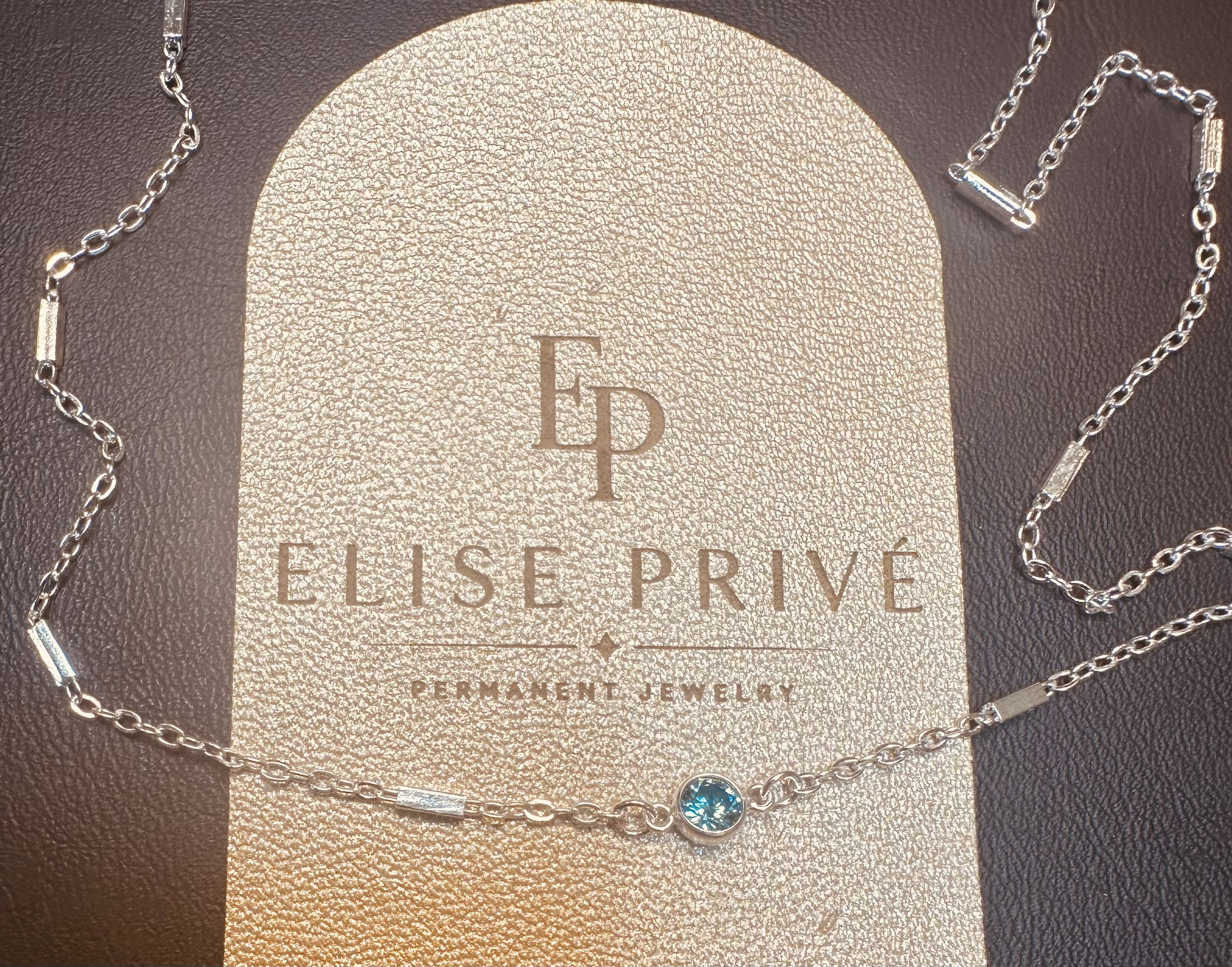 Permanent bracelet close-up
