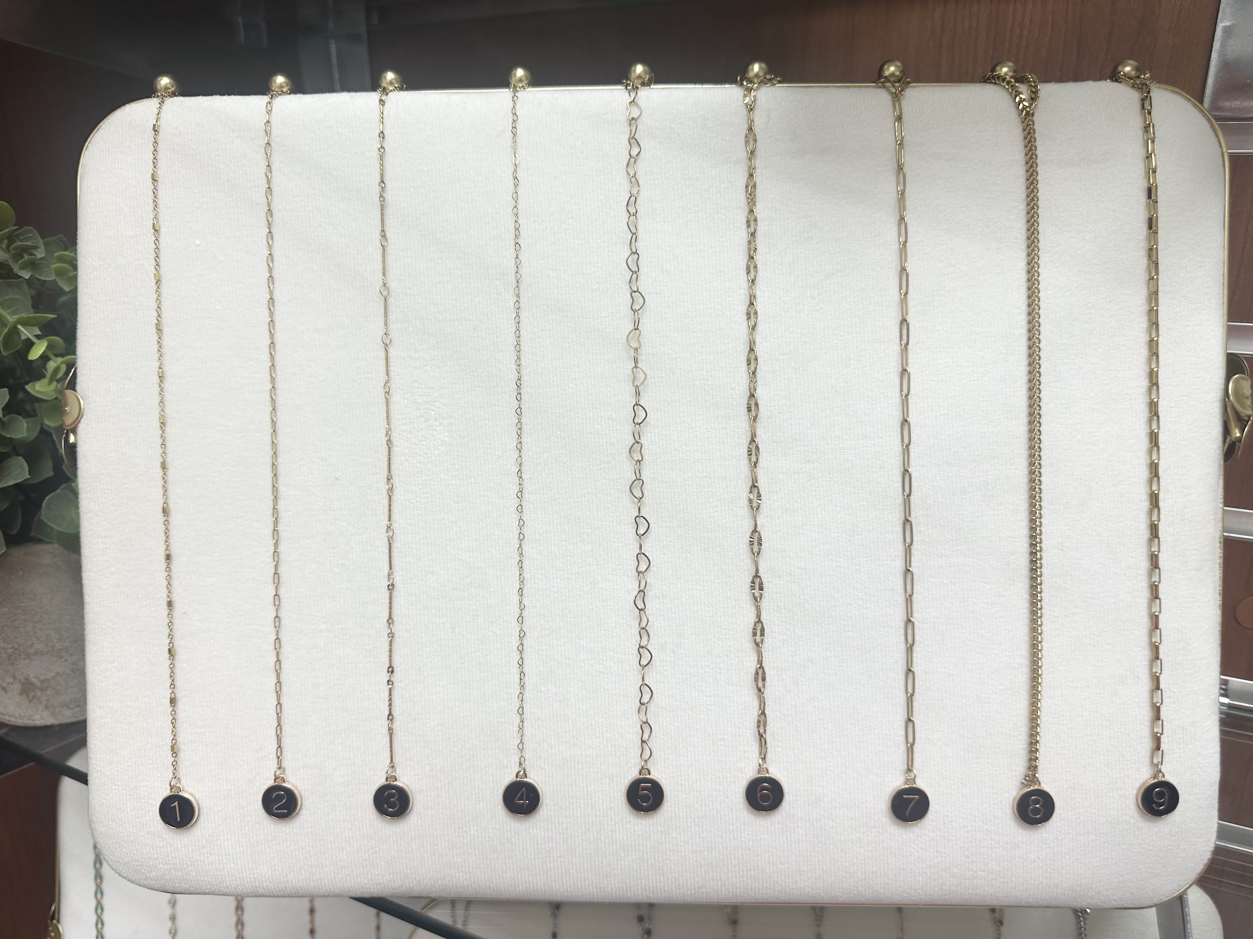 Gold permanent jewelry chain